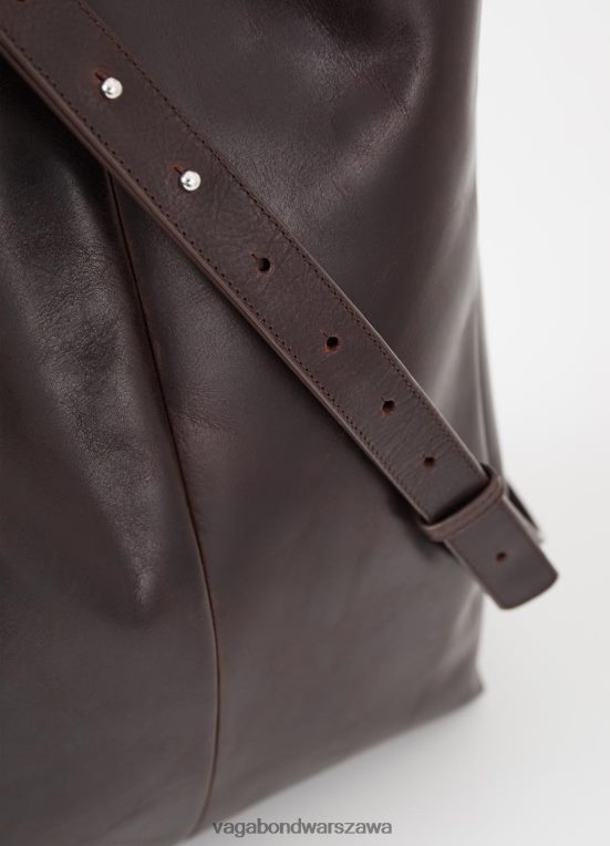 akcesorium ciemnobrązowa skóra dla obu płci L0VBFR256 Vagabond Sapri torba