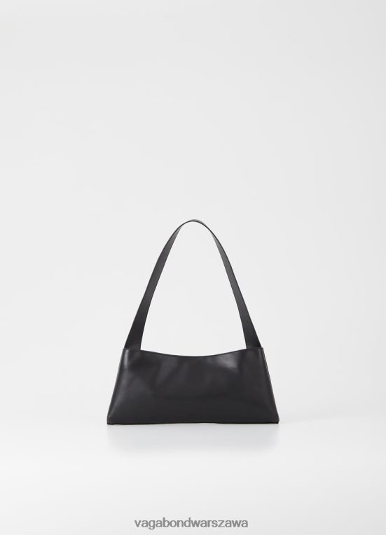 akcesorium czarna skóra dla obu płci L0VBFR248 Vagabond mała torebka Milazzo