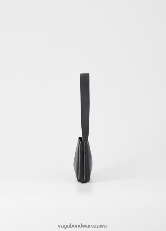 akcesorium czarna skóra dla obu płci L0VBFR248 Vagabond mała torebka Milazzo