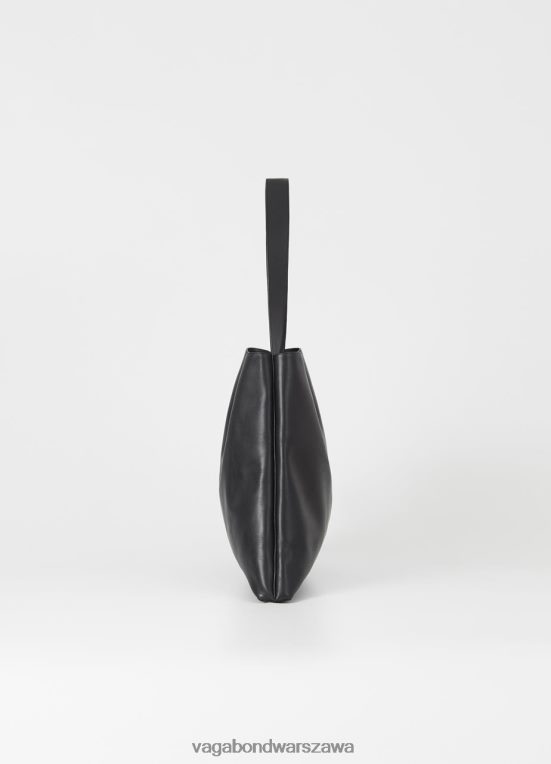 akcesorium czarna skóra dla obu płci L0VBFR250 Vagabond torba Milazzo