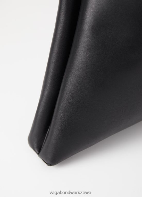 akcesorium czarna skóra dla obu płci L0VBFR250 Vagabond torba Milazzo