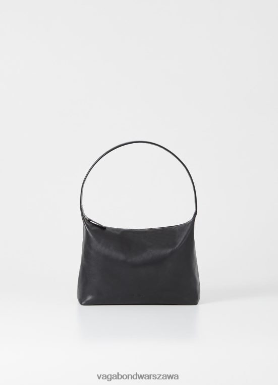 akcesorium czarna skóra dla obu płci L0VBFR254 Vagabond torba Gondy