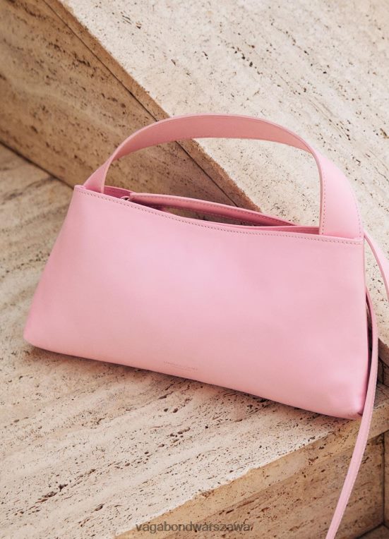 akcesorium różowa skóra dla obu płci L0VBFR249 Vagabond torba olindy