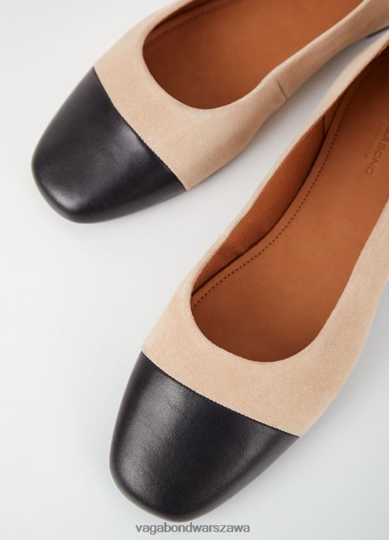 obuwie beżowy zamsz/skóra kobiety L0VBFR6 Vagabond buty jolin