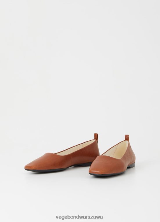 obuwie brązowa skóra kobiety L0VBFR14 Vagabond Delia buty