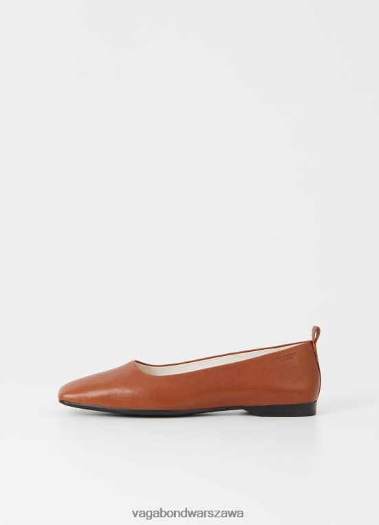 obuwie brązowa skóra kobiety L0VBFR14 Vagabond Delia buty
