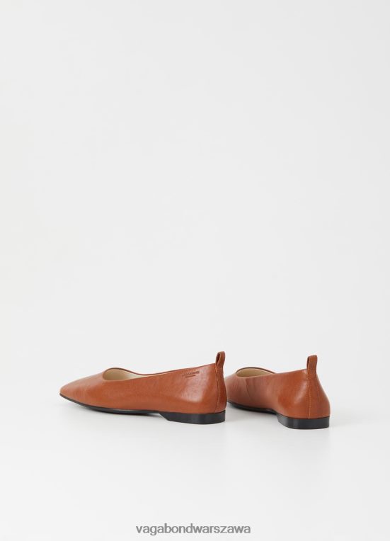 obuwie brązowa skóra kobiety L0VBFR14 Vagabond Delia buty