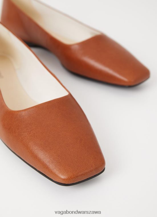 obuwie brązowa skóra kobiety L0VBFR14 Vagabond Delia buty