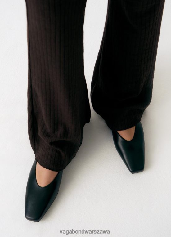 obuwie czarna skóra kobiety L0VBFR13 Vagabond buty Wioletty