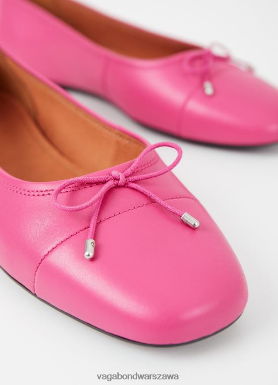 obuwie różowa skóra kobiety L0VBFR4 Vagabond buty jolin