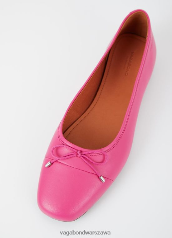 obuwie różowa skóra kobiety L0VBFR4 Vagabond buty jolin