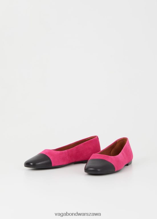 obuwie różowy zamsz/skóra kobiety L0VBFR5 Vagabond buty jolin