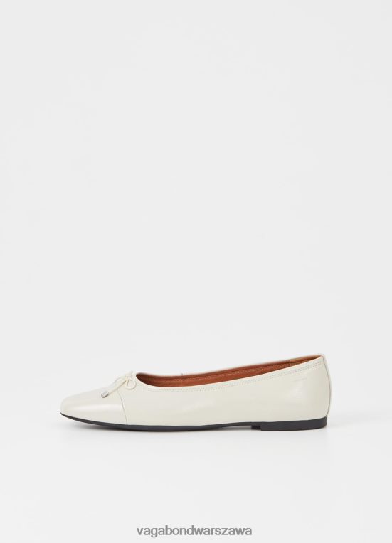 obuwie skóra lakierowana w kolorze złamanej bieli kobiety L0VBFR8 Vagabond buty jolin