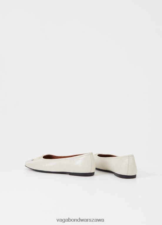 obuwie skóra lakierowana w kolorze złamanej bieli kobiety L0VBFR8 Vagabond buty jolin
