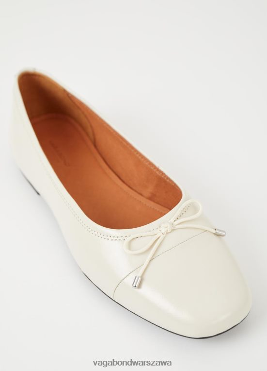 obuwie skóra lakierowana w kolorze złamanej bieli kobiety L0VBFR8 Vagabond buty jolin