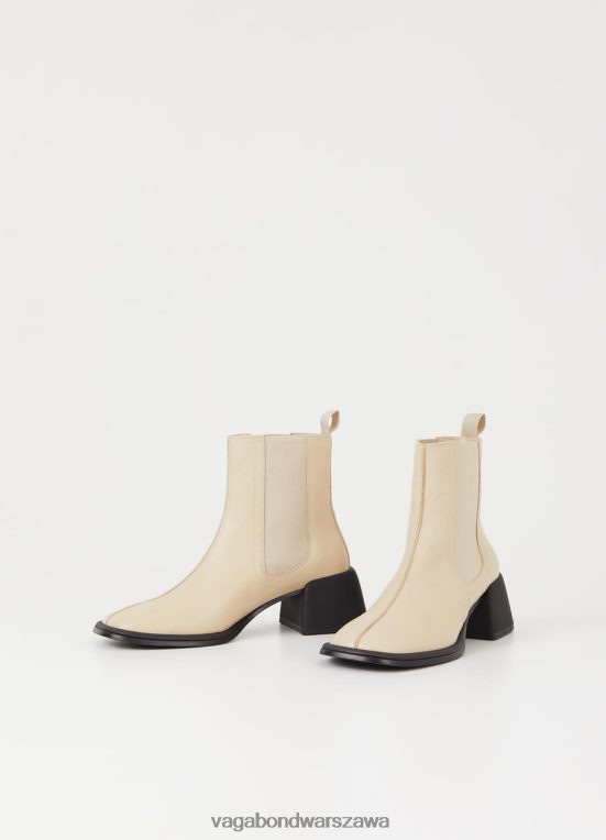 obuwie beżowa skóra kobiety L0VBFR199 Vagabond Ansie buty