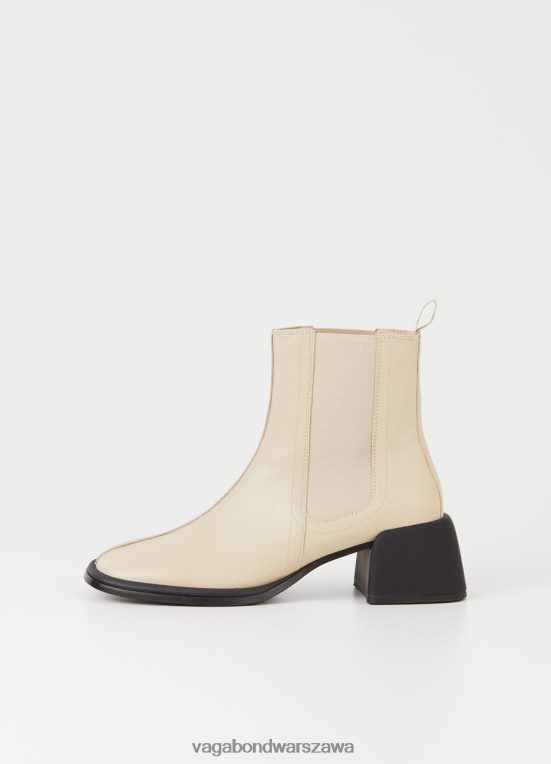 obuwie beżowa skóra kobiety L0VBFR199 Vagabond Ansie buty