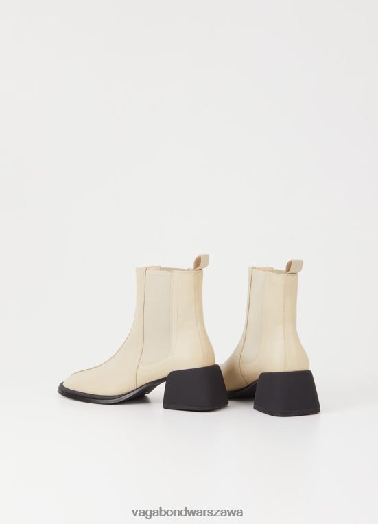 obuwie beżowa skóra kobiety L0VBFR199 Vagabond Ansie buty