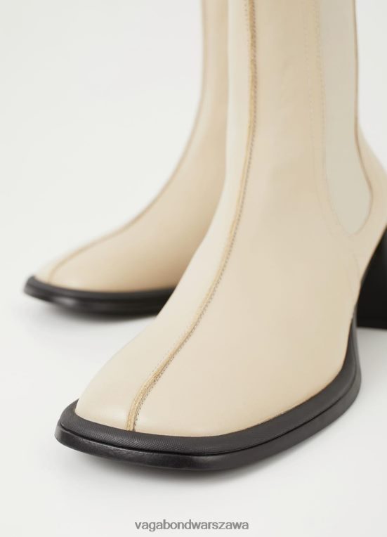 obuwie beżowa skóra kobiety L0VBFR199 Vagabond Ansie buty