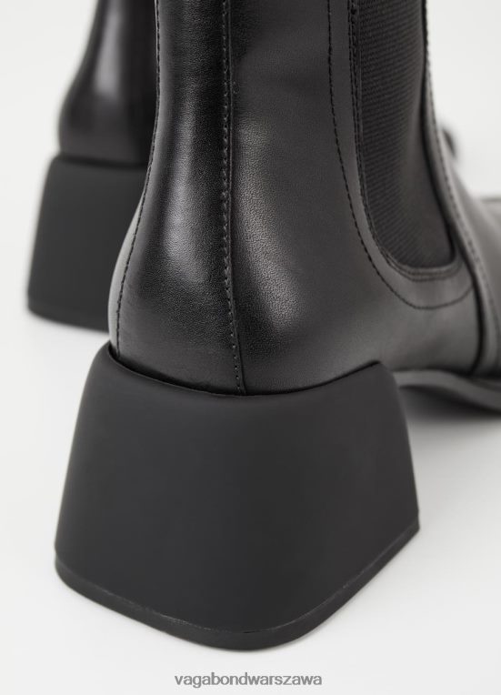 obuwie czarna skóra kobiety L0VBFR198 Vagabond Ansie buty