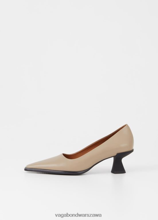 obuwie brązowa skóra kobiety L0VBFR106 Vagabond pompy glebowe