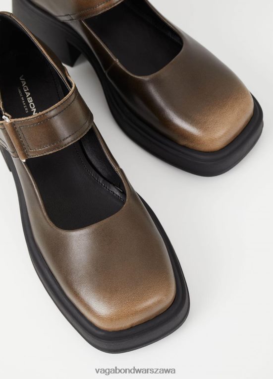 obuwie brązowa szczotka do skóry kobiety L0VBFR100 Vagabond pompki Dorah