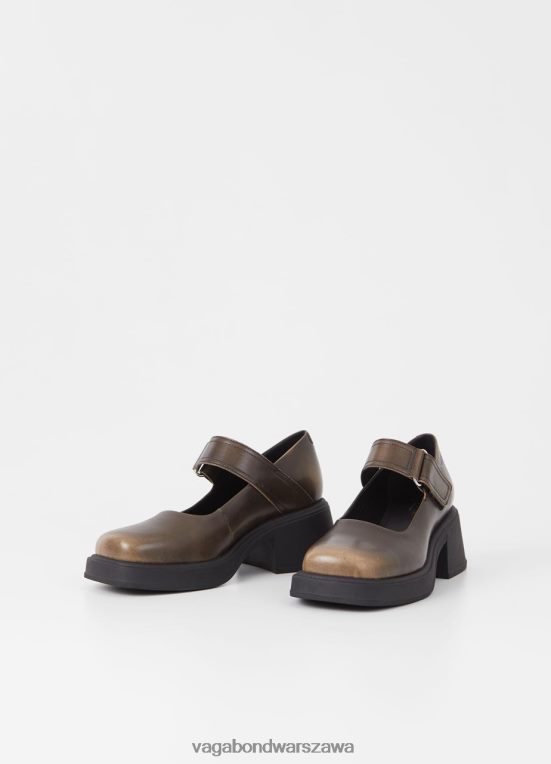 obuwie brązowa szczotka do skóry kobiety L0VBFR100 Vagabond pompki Dorah