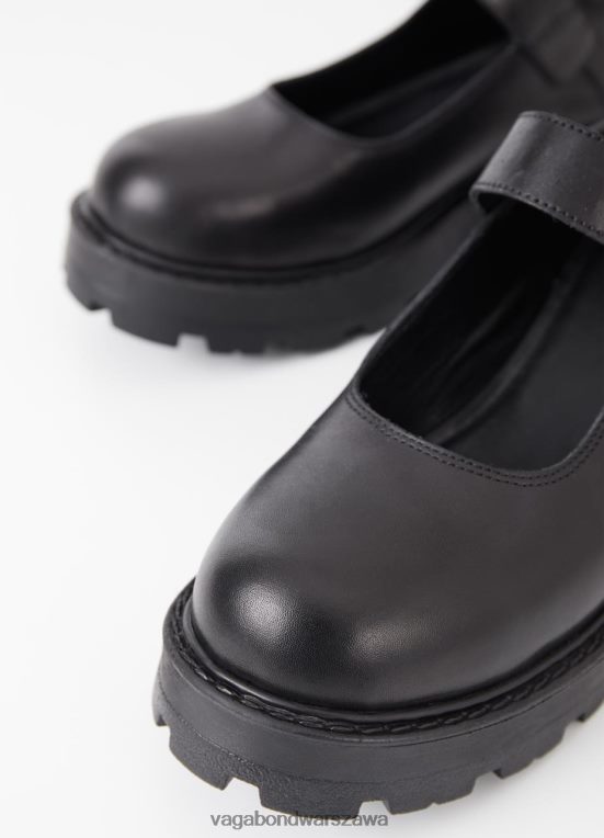 obuwie czarna skóra kobiety L0VBFR92 Vagabond buty cosmo 2.0