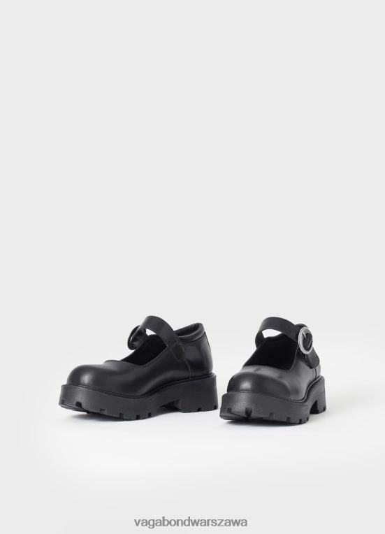 obuwie czarna skóra kobiety L0VBFR92 Vagabond buty cosmo 2.0