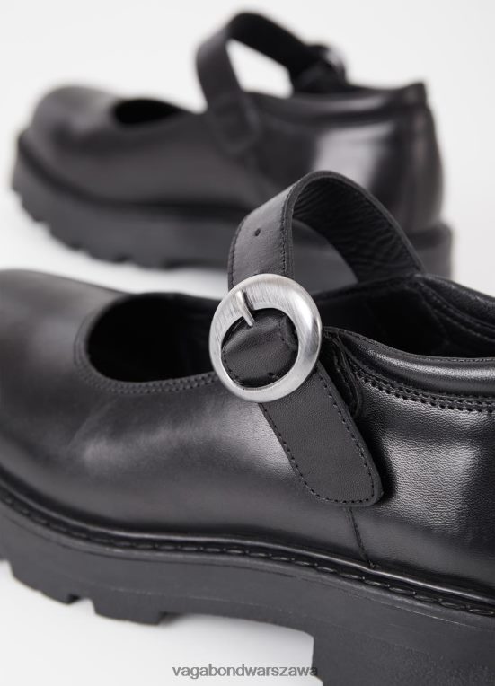 obuwie czarna skóra kobiety L0VBFR92 Vagabond buty cosmo 2.0