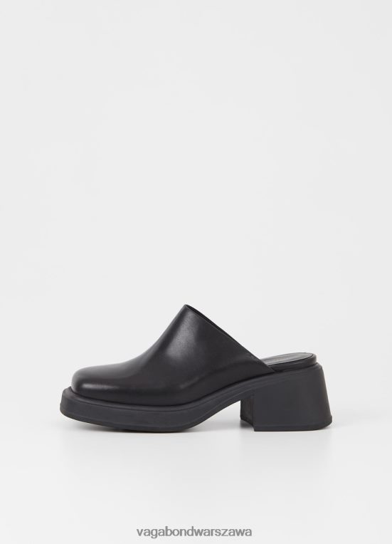 obuwie czarna skóra kobiety L0VBFR125 Vagabond muły Dorah