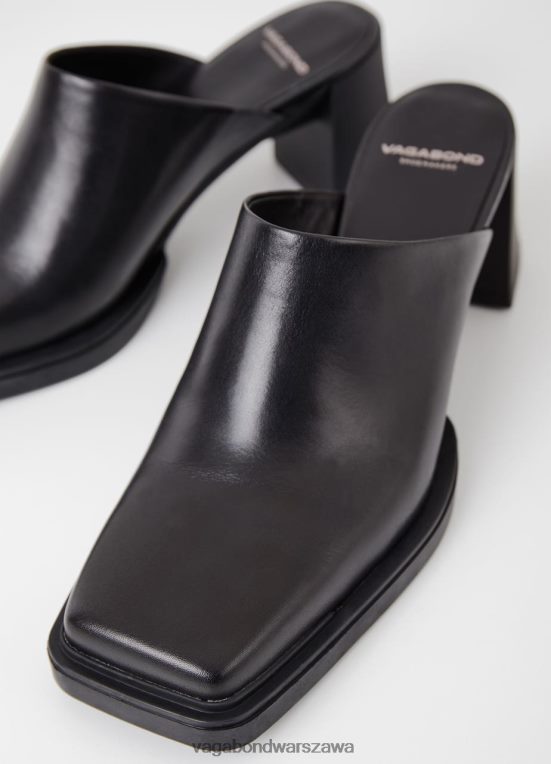 obuwie czarna skóra kobiety L0VBFR126 Vagabond edwina muły