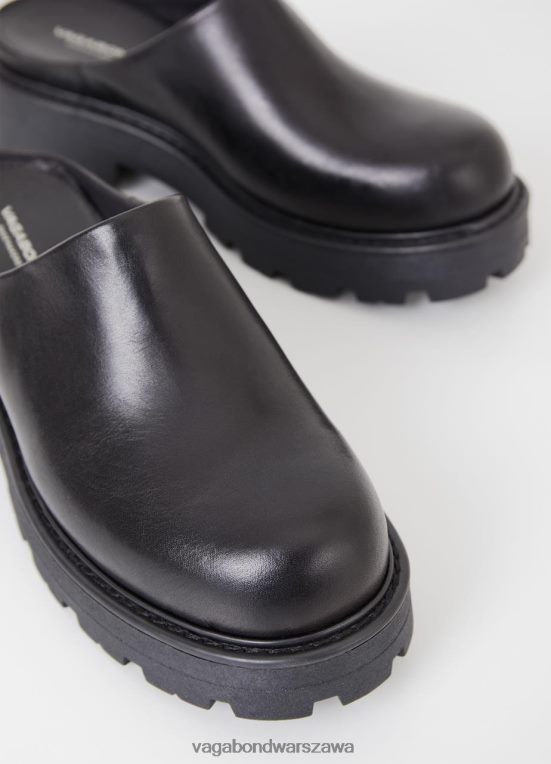obuwie czarna skóra kobiety L0VBFR128 Vagabond mule cosmo 2.0