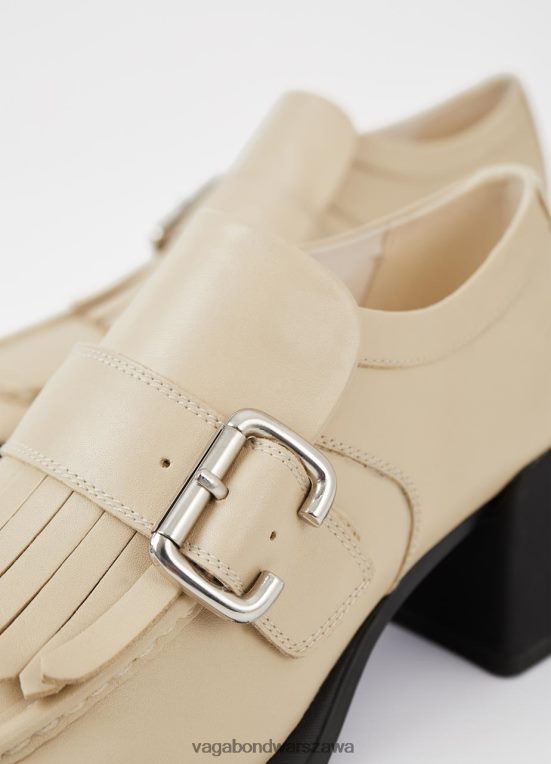 obuwie beżowa skóra kobiety L0VBFR139 Vagabond ansie mokasyny