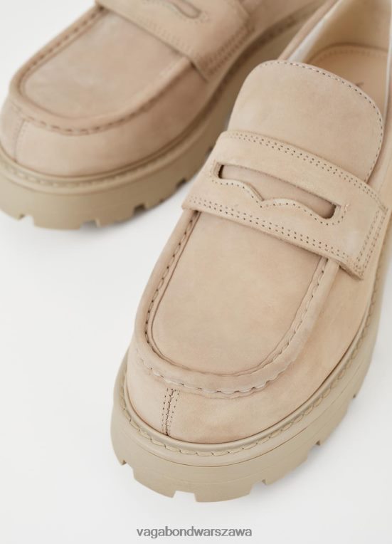 obuwie beżowy nubuk kobiety L0VBFR162 Vagabond mokasyny cosmo 2.0