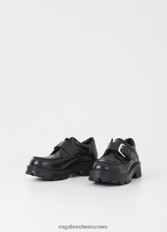 obuwie czarna skóra kobiety L0VBFR192 Vagabond buty cosmo 2.0