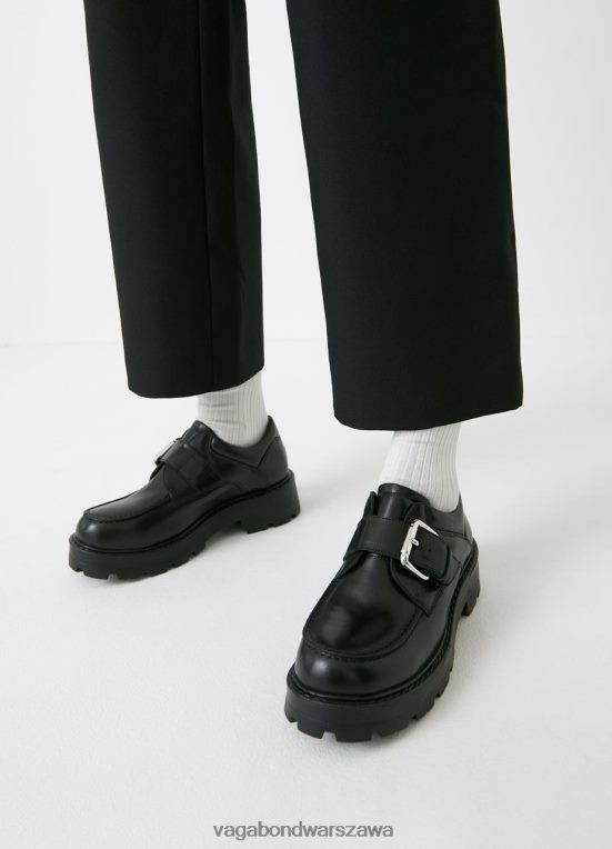 obuwie czarna skóra kobiety L0VBFR192 Vagabond buty cosmo 2.0