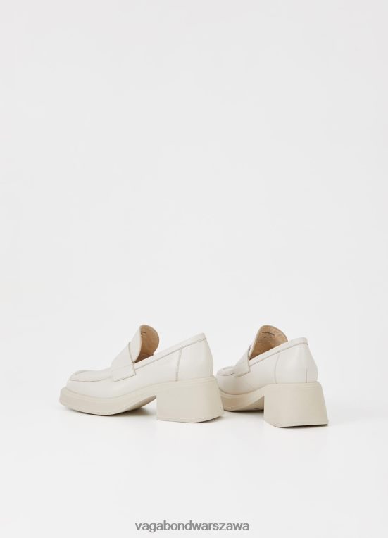 obuwie ecru skóra kobiety L0VBFR152 Vagabond dorah mokasyny