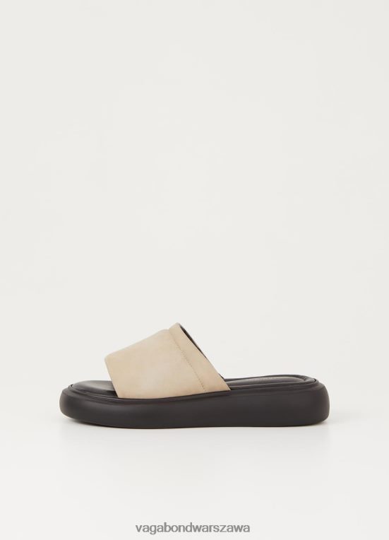 obuwie beżowy nubuk kobiety L0VBFR57 Vagabond sandały z blendy