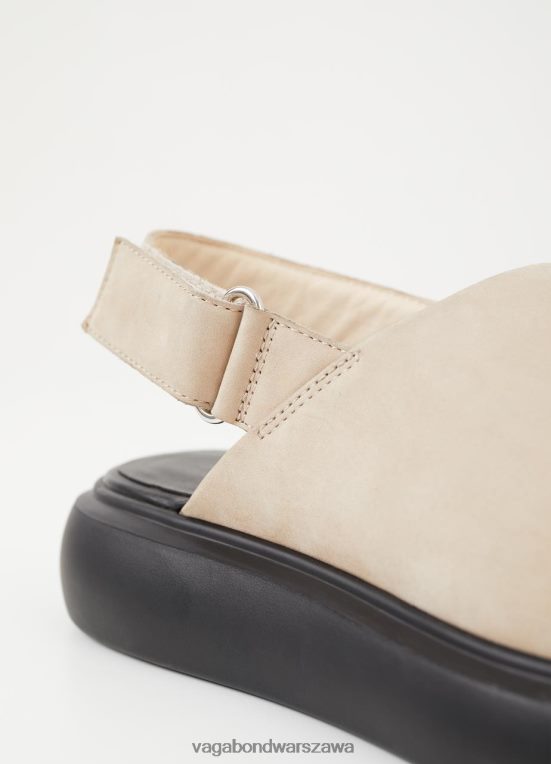 obuwie beżowy nubuk kobiety L0VBFR87 Vagabond sandały z blendy