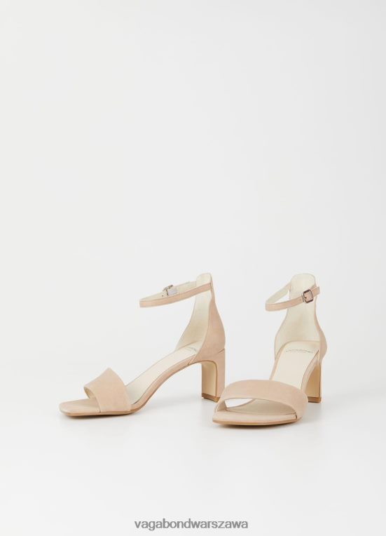 obuwie beżowy zamsz kobiety L0VBFR51 Vagabond Sandały Louisa