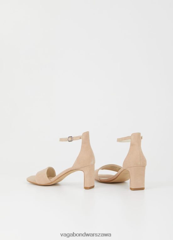 obuwie beżowy zamsz kobiety L0VBFR51 Vagabond Sandały Louisa