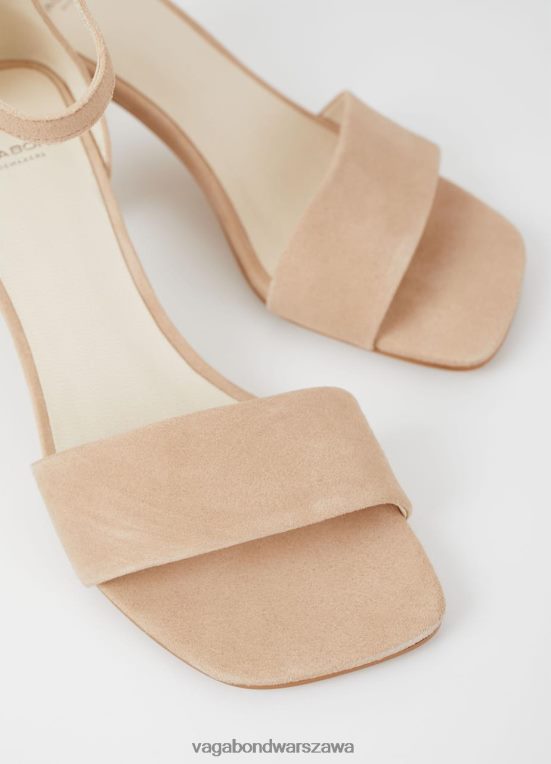 obuwie beżowy zamsz kobiety L0VBFR51 Vagabond Sandały Louisa