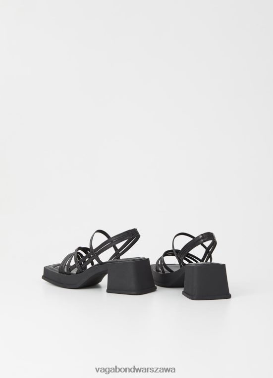 obuwie czarna skóra kobiety L0VBFR28 Vagabond Sandały Henia