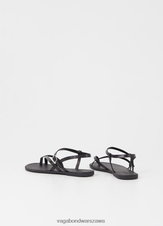 obuwie czarna skóra kobiety L0VBFR33 Vagabond sandały tia 2.0