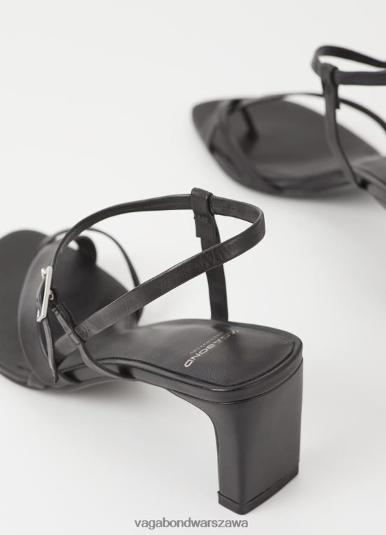 obuwie czarna skóra kobiety L0VBFR50 Vagabond Sandały Louisa