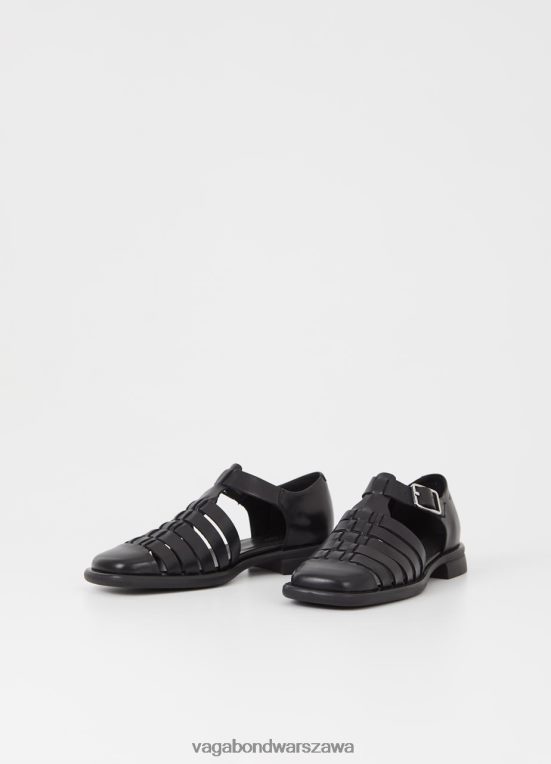 obuwie czarna skóra kobiety L0VBFR88 Vagabond Sandały britie