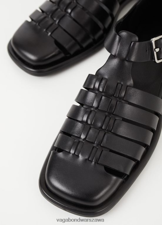 obuwie czarna skóra kobiety L0VBFR88 Vagabond Sandały britie