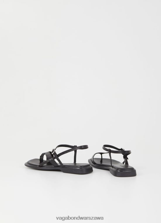 obuwie czarna skóra kobiety L0VBFR91 Vagabond Izzy sandały