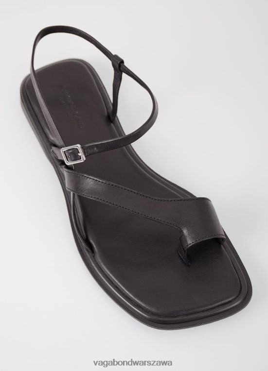 obuwie czarna skóra kobiety L0VBFR91 Vagabond Izzy sandały
